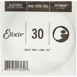 Elixir Strings Optiweb Χορδή Ηλεκτρικής Κιθάρας Nickel Plated Steel 30"