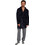 Mario Uomo Χειμωνιάτικη Ανδρική Ρόμπα Fleece Navy Μπλε 25655