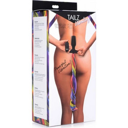 XR Brands Tailz Rainbow Πρωκτική Σφήνα Tail Plug Ασύρματη με Δόνηση 54.6cm