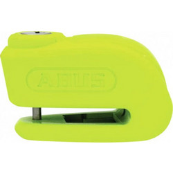 ABUS 365 Trigger 2.0 Κλειδαριά Δισκόφρενου Μηχανής 10mm με Συναγερμό Κίτρινη