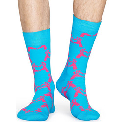 Happy Socks Love Ανδρικές Κάλτσες Ψηλές με Σχέδια Γαλάζιες LOV01-6000