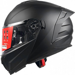 Pilot Helmets Spyder Matt Black Κράνος Μηχανής Flip-Up 1550gr