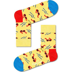 Happy Socks Sunny Days 1/2 Ανδρικές Κάλτσες Ψηλές με Σχέδια Κίτρινες SND13