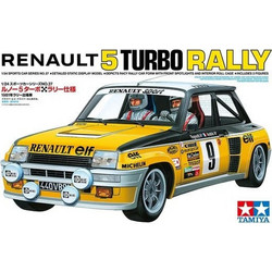 Tamiya Renault 5 Turbo Rally Συναρμολογούμενο Πλαστικό Μοντέλο Αυτοκίνητου 1:24