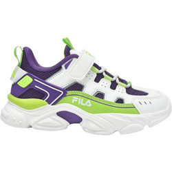 Fila Memory Spinel 3 Παιδικά Sneakers Λευκά Μωβ Lime 3YF33002-816