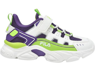 Fila Memory Spinel 3 Παιδικά Sneakers Λευκά Μωβ Lime 3YF33002-816