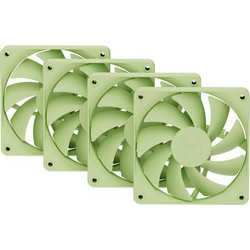 Hyte FA12 Case Fan 120mm με Σύνδεση 4-Pin PWM 4τμχ Matcha Green