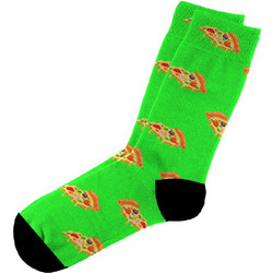 Dimisocks Do you Dare Pizza Ανδρικές Κάλτσες Ψηλές με Σχέδια Πράσινες 60018