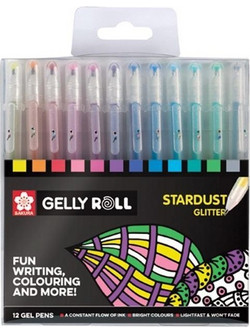 Royal Talens Stardust Σετ Στυλό Gel Πολύχρωμο με Glitter 12τμχ 38819-2