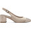 Marco Tozzi Γόβες Slingback με Χοντρό Χαμηλό Τακούνι Μπεζ 2-29610-42-435