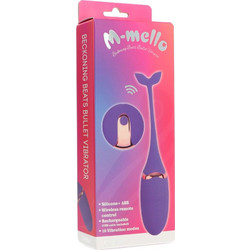 Chisa Novelties M-Mello Beats Vibrating Egg Δονητής Egg για Ζευγάρια με Τηλεχειριστήριο Μωβ