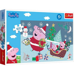 Παιδικό Puzzle Trefl Peppa Pig Christmas 100 Κομμάτια