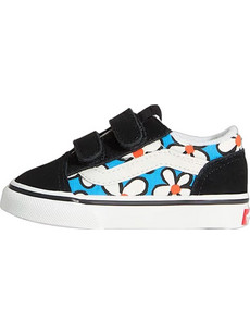 Vans Old Skool Βρεφικά Sneakers Αγκαλιάς Μαύρο Γαλάζιο VN000CTGFNM1