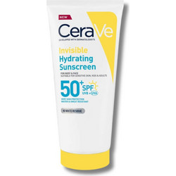 CeraVe Invisible Hydrating Αντηλιακό Γαλάκτωμα Προσώπου & Σώματος SPF50+ 177ml