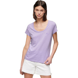 Superdry Γυναικείο Αθλητικό T-Shirt Λιλά W1011381A-1KX