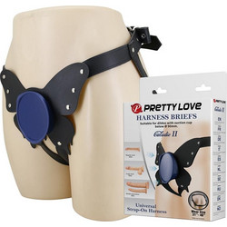 Pretty Love Caludio II Butterfly Harness Strap On Μαύρο Μπλε