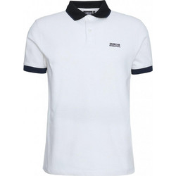 Barbour Ανδρική Μπλούζα Polo Κοντομάνικη Λευκή MML1299