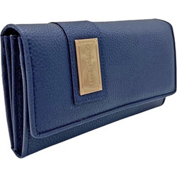 La tour Eiffel Μεγάλο Γυναικείο Πορτοφόλι με Clip Navy Μπλε 98-221046-1