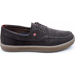 Robinson Ανδρικά Μοκασίνια Boat Shoes Καστόρινα Σοκολατί 59513