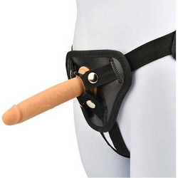 Loving Joy Beginner's Pegging Harness Strap On με Dildo 11cm Flesh