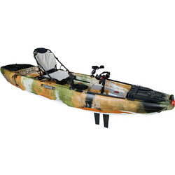 Caribbean Sea Kayaks 9'10" Flaps Πλαστικό Kayak 1 Ατόμου με Πετάλια Πράσινο Κίτρινο