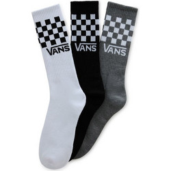 Vans Ανδρικές Κάλτσες Ψηλές με Σχέδια Μαύρες Λευκές Ανθρακί 3Pack VN000F0W