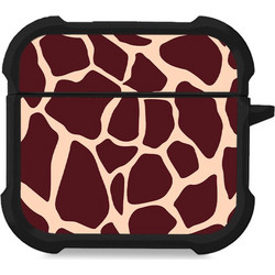 Sonique Animal Print Series Θήκη Σιλικόνης για Apple AirPods 4 Giraffe 03