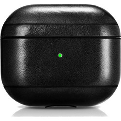 iCarer Vintage Classic Θήκη Δερμάτινη για Apple AirPods 4 Μαύρη