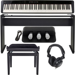 Casio PX-S1100 Deluxe Bundle Ηλεκτρικό Πιάνο Stage με 88 Βαρυκεντρισμένα Πλήκτρα Black