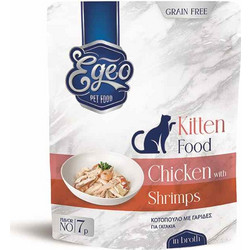 Egeo Pet Food Kitten Grain Free with Chicken in Broth 85gr