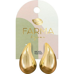 Farma Bijoux Γυναικεία Σκουλαρίκια Κρεμαστά από Ορείχαλκο Xρυσά BEWOW10
