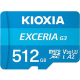 Kioxia Exceria G3 microSDXC 512GB Class 10 U3 V30 UHS-I A2 160MB/s + Adapter