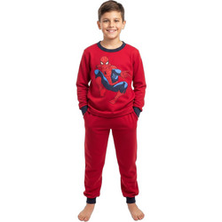 Christies Spider-Man Παιδική Πιτζάμα Βαμβακερή Χειμωνιάτικη Κόκκινη C306SAP