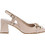 Maison Minrelle Γόβες Slingback Λουστρίνι με Χοντρό Χαμηλό Τακούνι Λευκές 10629001
