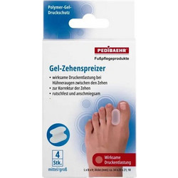 Baehr Pedibaehr Medium/Large Διαχωριστικά Δαχτύλων για Κάλους Σιλικόνης 4τμχ
