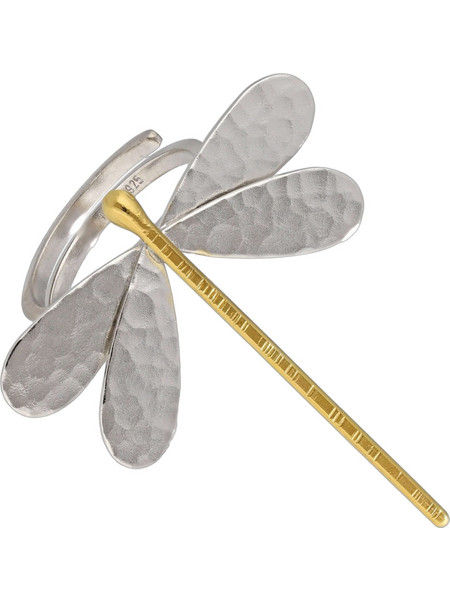 Emmanuela handcrafted for you Γυναικείο Δαχτυλίδι από Ασήμι 925 Επιχρυσωμένο 2083