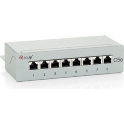 Equip 227308 Ethernet Patch Panel Rack 8 Θυρών Cat.5e