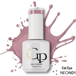 Gptrade 01 Neon Cat Eye Ημιμόνιμο Βερνίκι Νυχιών 15ml