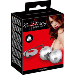 You2Toys Bad Kitty Metal Love Κολπικές Μπάλες Ασημί