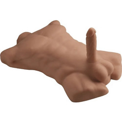 Silexd Apollo Realistic Male Torso Πρωκτικό Αυνανιστήρι με Dildo Brown
