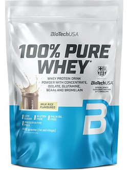 Biotech USA 100% Pure Whey Milk Rice Πρωτεΐνη Ορού Γάλακτος Χωρίς Γλουτένη 400gr