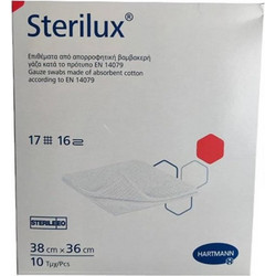 Hartmann Sterilux ES Αποστειρωμένες Γάζες 36x38cm 10τμχ