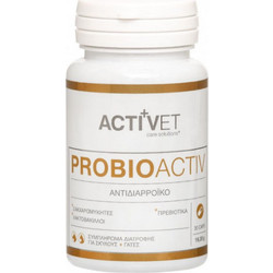 Activet ProbioActiv Συμπλήρωμα Διατροφής Σκύλου & Γάτας για Γαστρεντερικές Διαταραχές 30 Κάψουλες