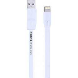 Remax Full Speed Flat USB-A to Lightning Cable 1m White
