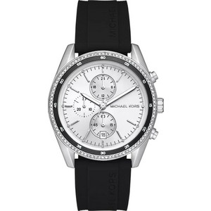 Michael Kors Hadyn Γυναικείο Ρολόι Χρονογράφος με Μαύρο Καουτσούκ Λουράκι MK7486 Michael Kors Hadyn Γυναικείο Ρολόι Χρονογράφος με Μαύρο Καουτσούκ Λουράκι MK7486