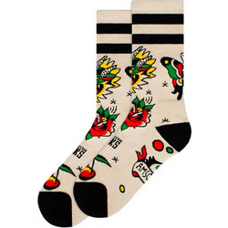 American Socks Flash Fever Ανδρικές Κάλτσες Ψηλές με Σχέδια Μπεζ AS531