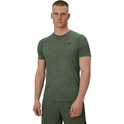 4F Ανδρικό Αθλητικό T-Shirt Πράσινο 4FWSS26TFTSM1778-43A