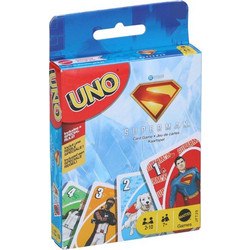 Mattel UNO Superman Επιτραπέζιο Παιχνίδι 7+ Ετών για 2-10 Παίκτες