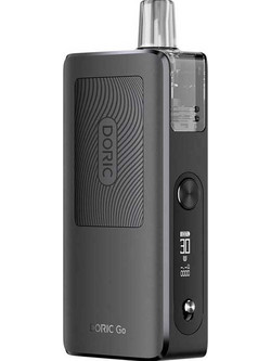 VooPoo Doric Go Metal Gray Ηλεκτρονικό Τσιγάρο Pod Kit 5ml με Ενσωματωμένη Μπαταρία