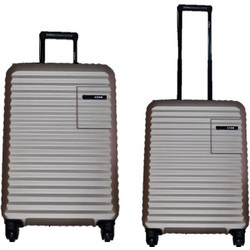 Rain RB8071D Σετ Βαλίτσες 2τμχ Καμπίνας & Μεσαία Χρυσές